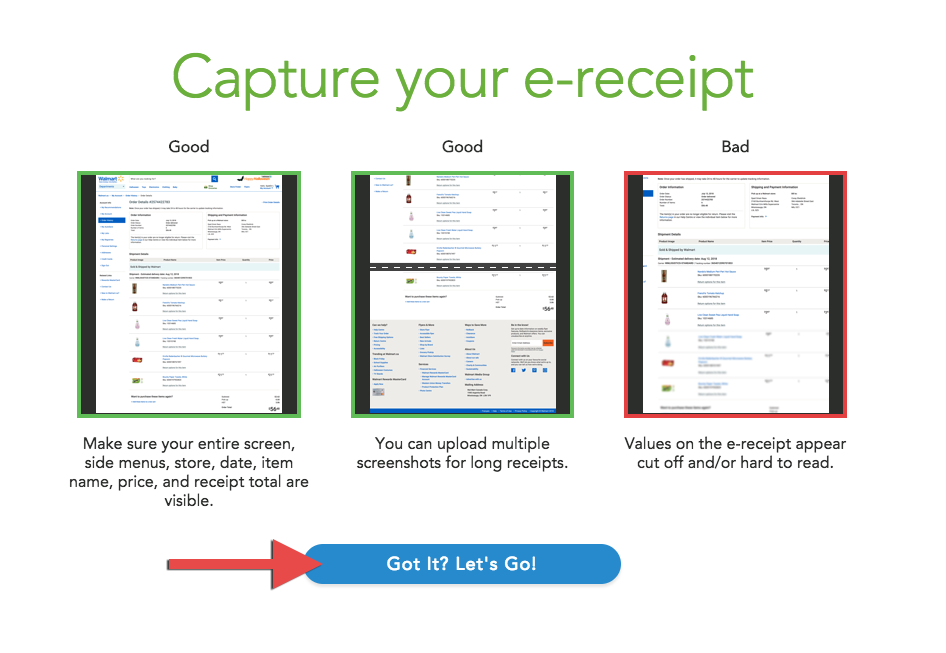 walmart online order receipt